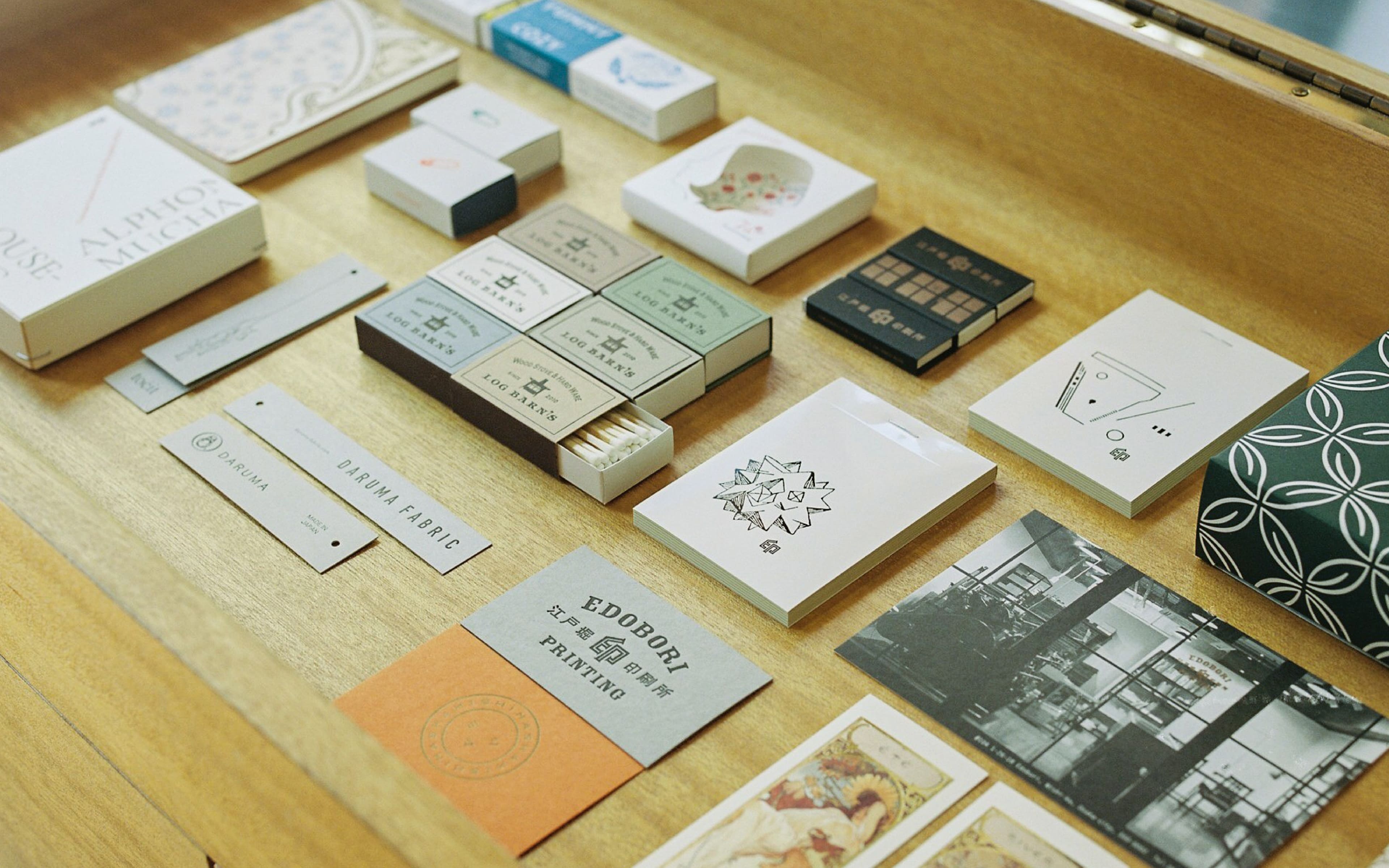 江戸堀印刷所の工房内部